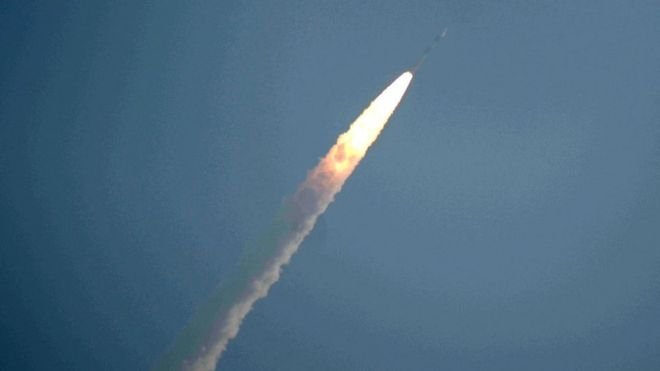 भारतद्वारा अन्तरिक्षमा रकेट प्रक्षेपण