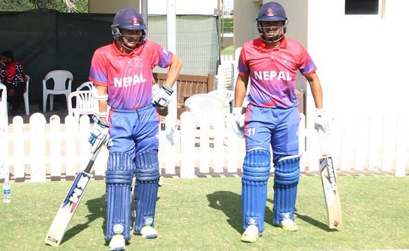 आइसीसी वर्ल्ड क्रिकेट लिग डिभिजन टूमा नेपालको विजयी शुरुवातः नामिबियामाथी नेपाल एक विकेटले विजयी