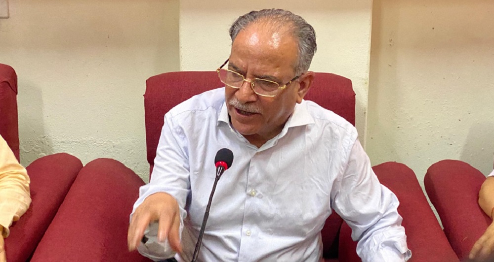 सरकारलाई दुई तिहाइको घमण्ड नदेखाउन प्रचण्डको चेतावनी