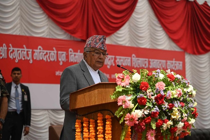 सम्पदा संरक्षणमा तीन तहको सरकार एकजुट हुनुपर्छ : राष्ट्रपति पौडेल