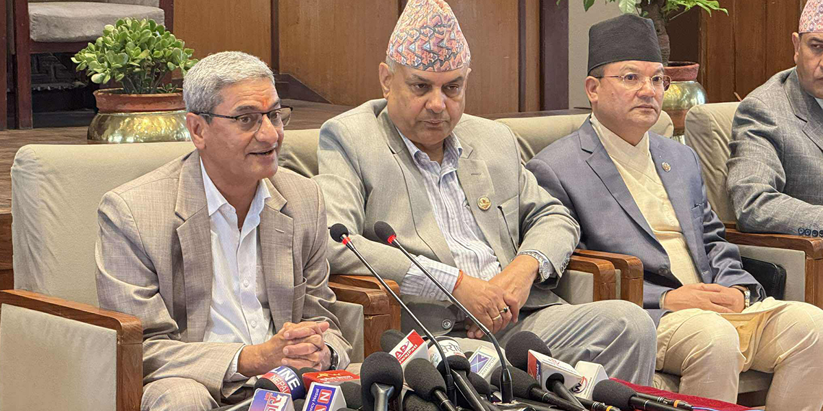 भिजिट भिसा प्रकरणमा संलग्नता नभएको गृहमन्त्री लेखकको दाबी, आफूविरुद्ध षड्यन्त्र भएको आरोप