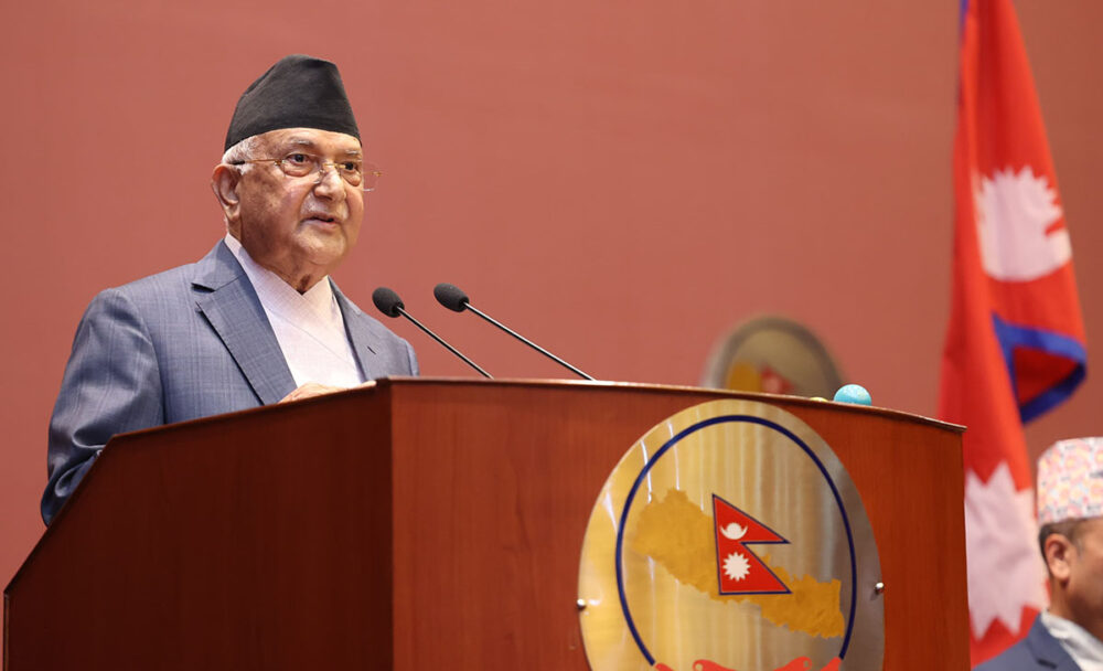 चीन भ्रमणबारे प्रधानमन्त्रीले संसद्लाई गराए जानकारी