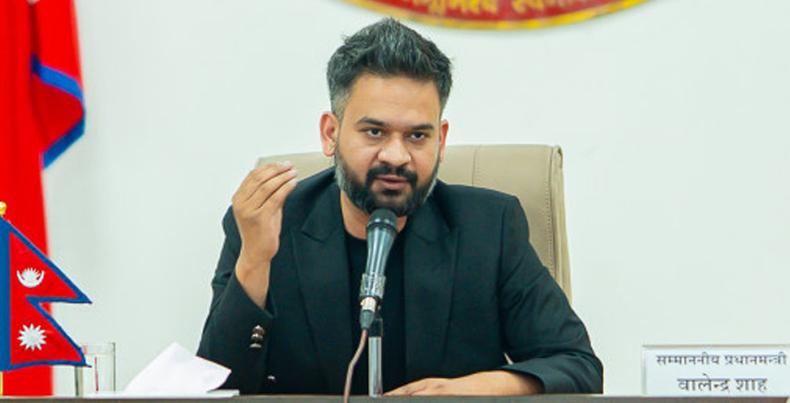 जनताको चाहनाअनुसार काम गर्न सरकारमा आएको हुँ : प्रधानमन्त्री बालेन्द्र शाह
