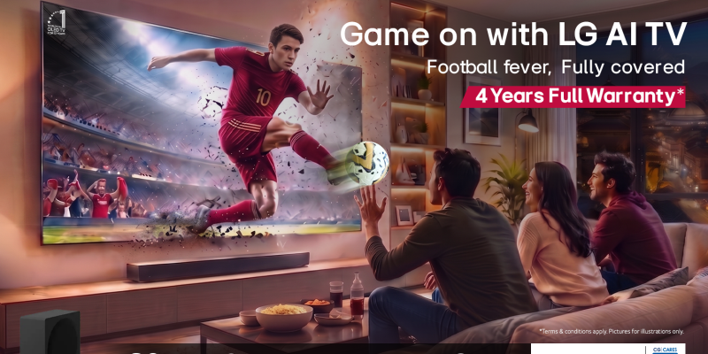 एलजी नेपालद्वारा “Game on with LG AI TV” अभियान सार्वजनिक, फुटबल हेर्ने अनुभवलाई नयाँ उचाइमा पुर्‍याउने लक्ष्य