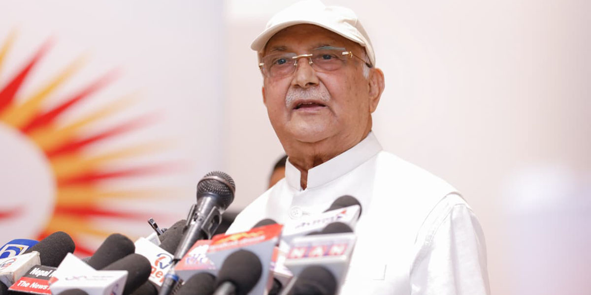 हिंसा र तोडफोडलाई वैधानिकता दिइयो, देशलाई फेरि सही बाटोमा ल्याउँछौँ : केपी ओली