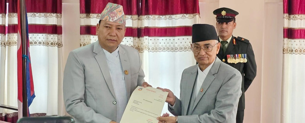 बागमतीको मुख्यमन्त्रीमा किरण थापा नियुक्त