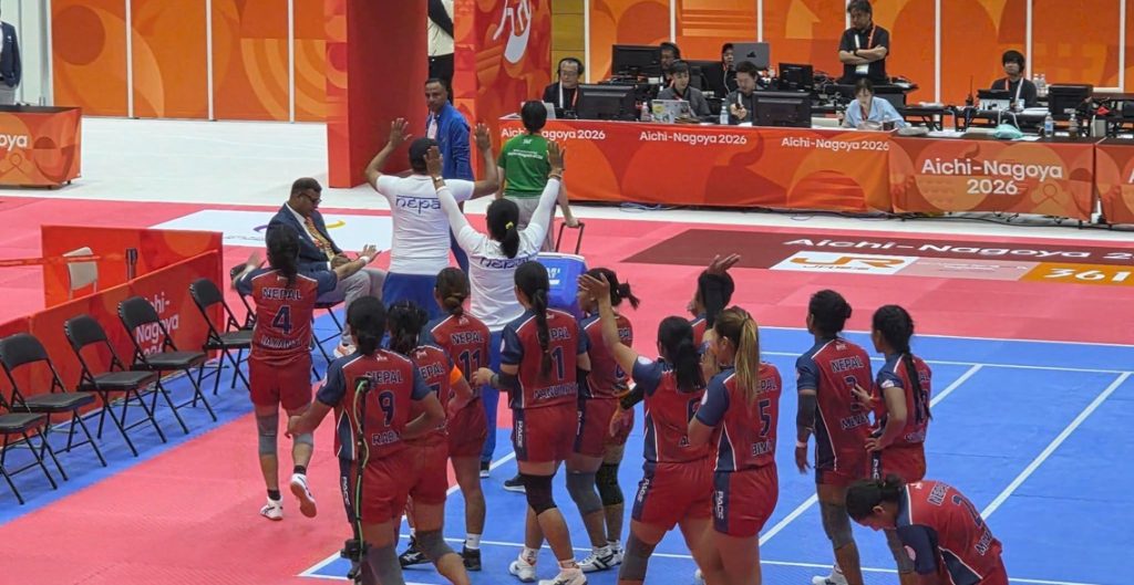एसियाडमा महिला कबड्डीतर्फ नेपाल सेमिफाइनलमा, पदक पक्का