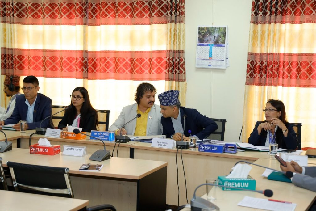 राष्ट्रिय सेवा दल विधेयक उपसमितिको प्रतिवेदनमाथि छलफल