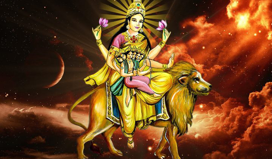 नवरात्रको पाँचौँ दिन आज स्कन्दमाताको पूजा आराधना गरिँदै
