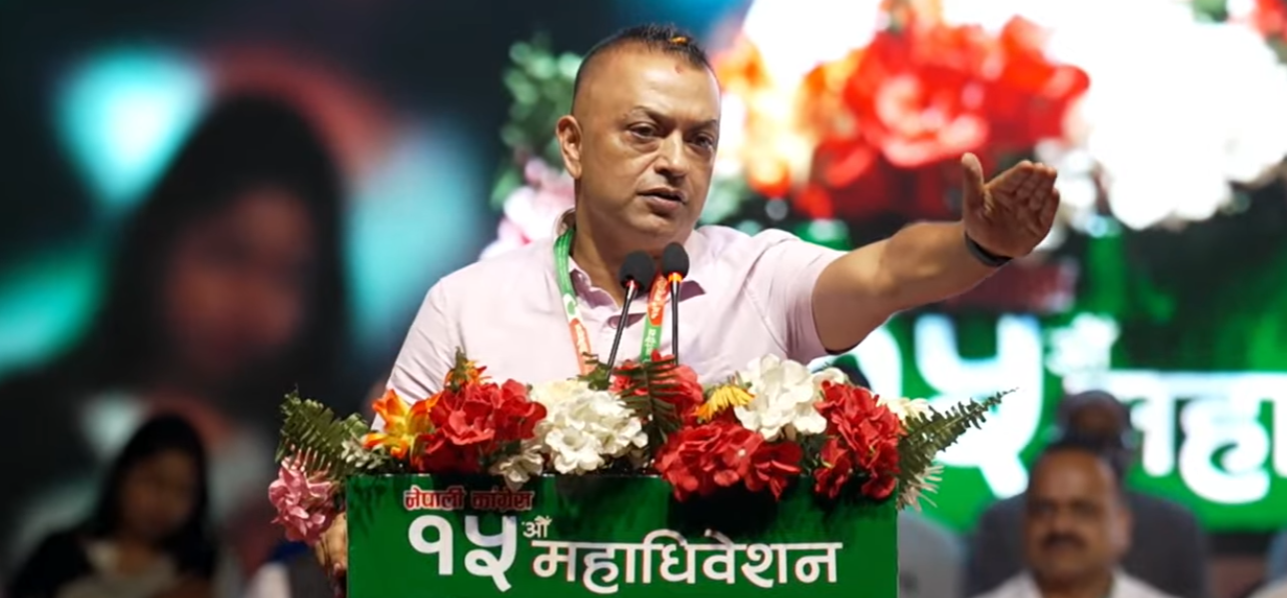 ‘सभापतिको जति हक र हैसियत छ, भुइँमा बस्ने कार्यकर्ताको पनि त्यति नै’- गगन थापा