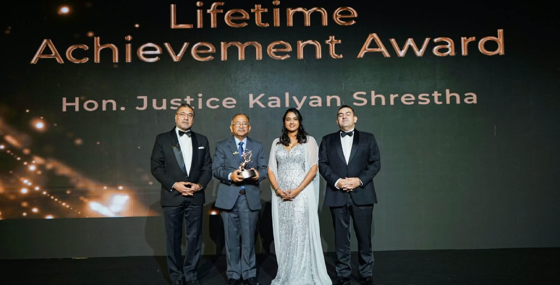 पूर्वप्रधानन्यायाधीश कल्याण श्रेष्ठलाई ‘लाइफटाइम अचिभमेन्ट अवार्ड’